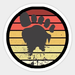 Retro Bigfoot Sticker